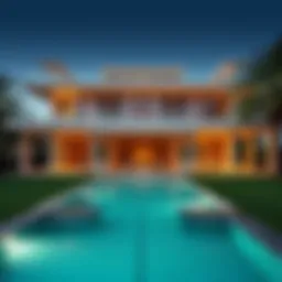 Exterior view of Bulgari Villa showcasing its stunning architecture