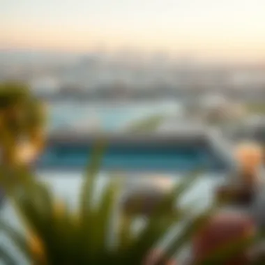 Panoramic View from the Terrace Breathtaking view from Bulgari Villa's terrace overlooking Dubai