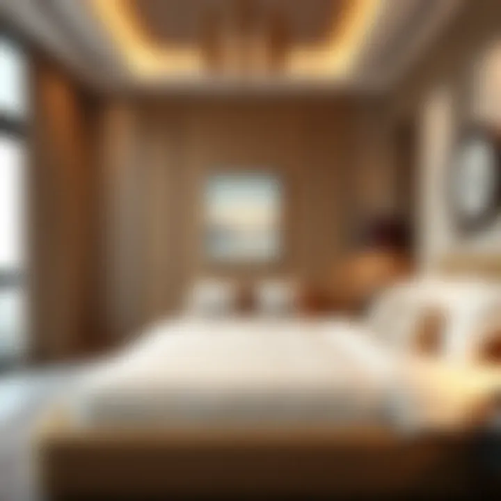 Spacious bedroom design in Damac Heights