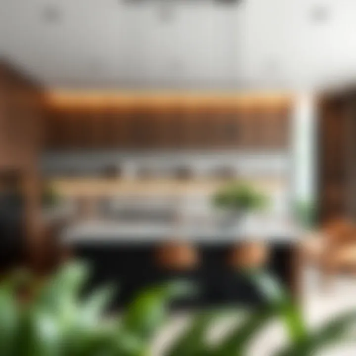 Open-plan kitchen concept in Damac Heights