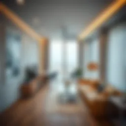 Modern studio apartment interior in Al Quoz