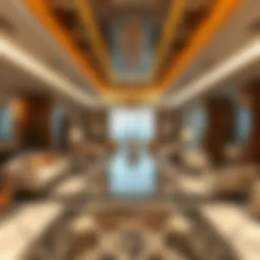 Luxurious Amenities Inside Dirham Building An interior shot highlighting the luxurious amenities available within the Dirham Building