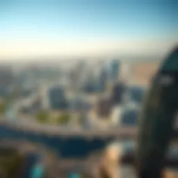 Aerial view of Dubai's skyline showcasing luxury developments