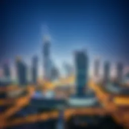 A panoramic view of Dubai's skyline showcasing modern architecture and luxury developments