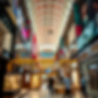 Vibrant Retail Space Inside The Dubai Mall Vibrant retail space inside The Dubai Mall filled with diverse shops